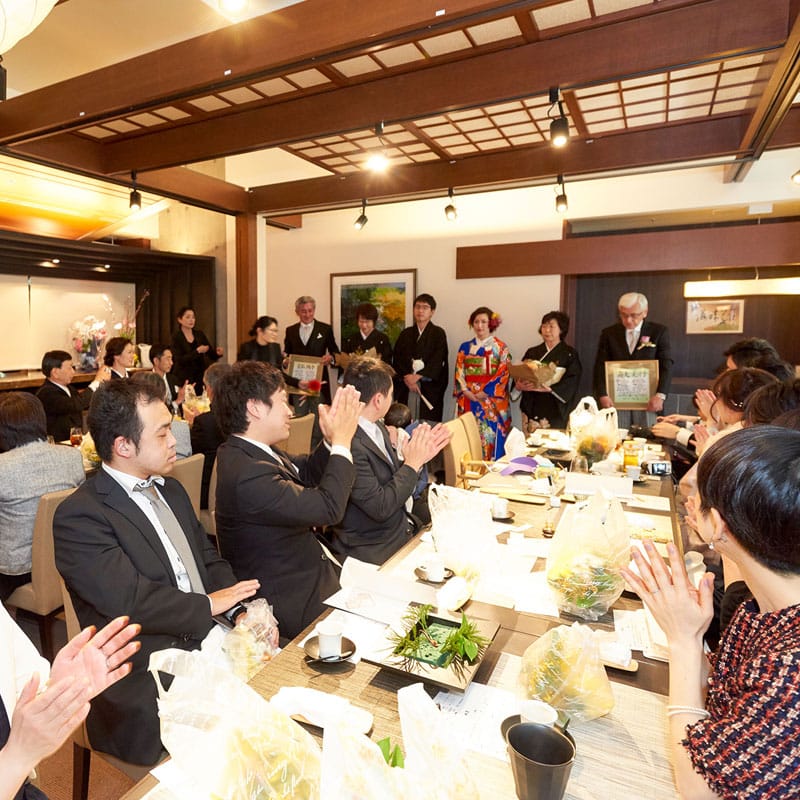 家族との温かい食事会