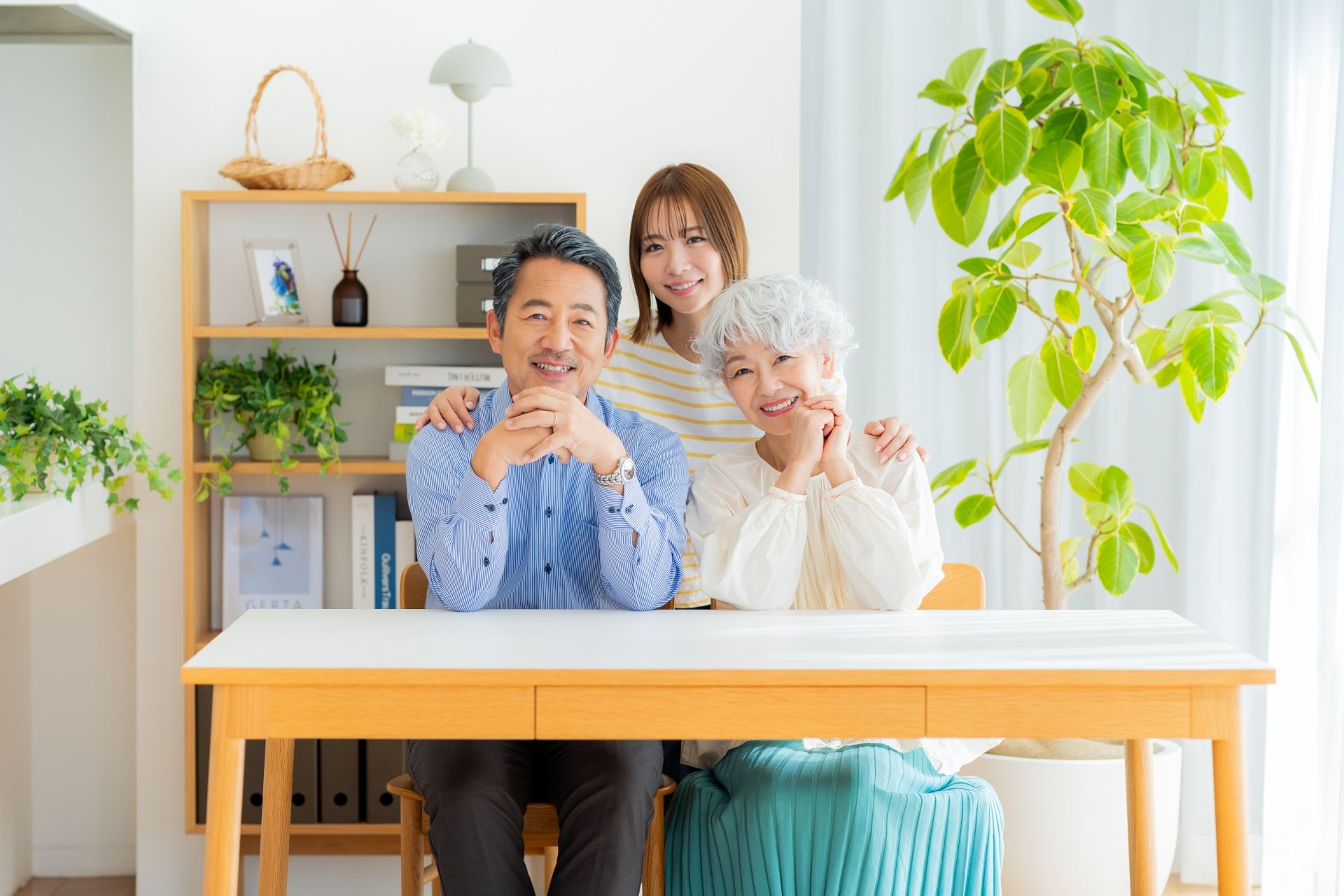 家族の感謝の瞬間